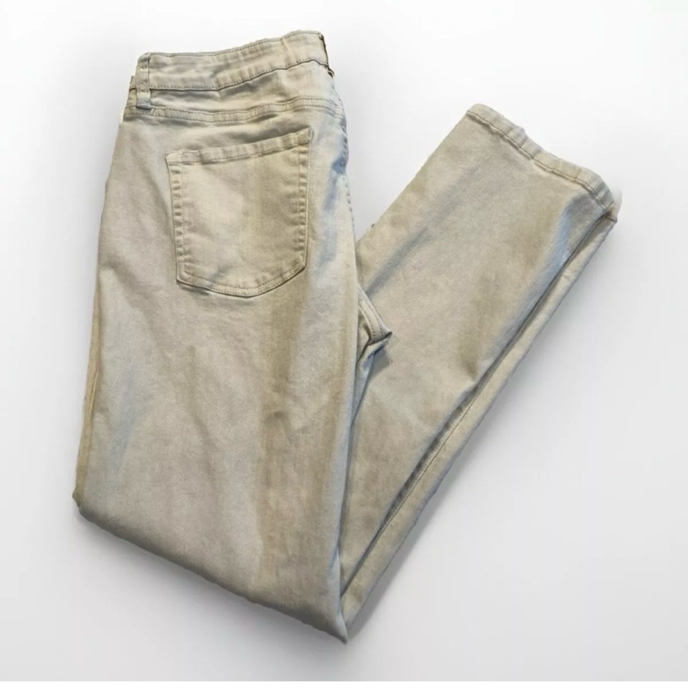 Jag Jeans Girlfriend Size 12/31 Woman's Khaki Light Beige Stretch Actual 32 X 27
